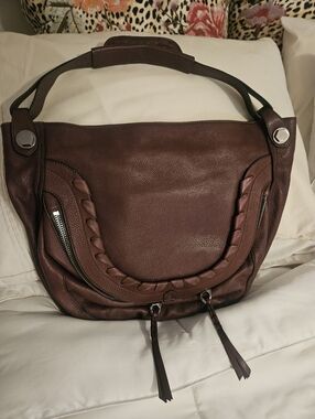 Women's Brown Leather Hobo Bag - Classic Everyday Handbag. Bend New, With Tags